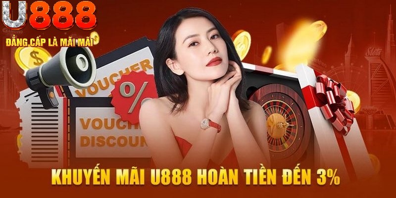 Hoàn tiền tỷ lệ cao, thông tin minh bạch áp dụng tại U888